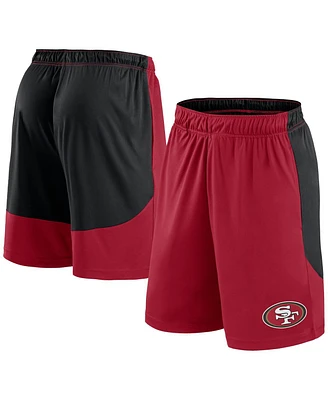 Fanatics Men's Scarlet/Black San Francisco 49ers Go Hard Shorts