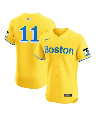 Nike Men's Rafael Devers Gold Boston Red Sox City Connect Elite Jersey