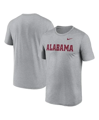 Nike Men's Heather Gray Alabama Crimson Tide Primetime Legend Wordmark T-Shirt