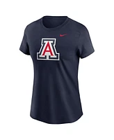 Nike Women's Navy Arizona Wildcats Primetime Evergreen Logo T-Shirt