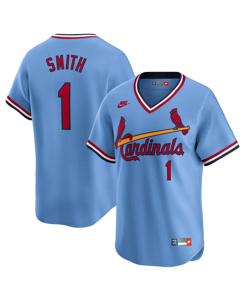 Nike Men's Ozzie Smith Royal St. Louis Cardinals Throwback Cooperstown Limited Jersey