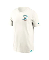 Nike Men's Cream Miami Dolphins Blitz Essential T-Shirt