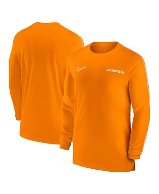 Nike Men's Tennessee Volunteers 2024 Sideline Coach Uv Performance Long Sleeve T-Shirt