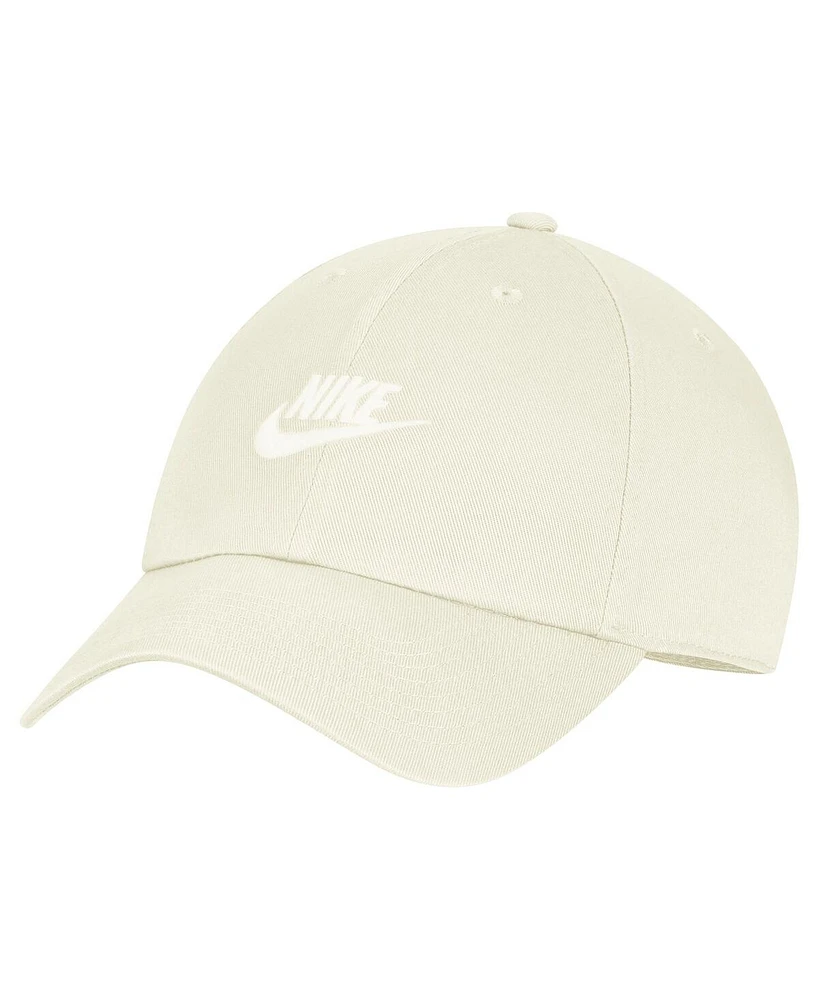 Nike Men's and Women's Cream Futura Wash Club Adjustable Hat