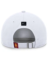 Nike Men's and Women's White Usc Trojans 2024 Sideline Club Adjustable Hat