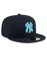 New Era Men's Navy New York Yankees 2024 Father's Day 59FIFTY Fitted Hat