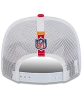 New Era Men's White/Red Kansas City Chiefs 2024 Nfl Training Camp 9SEVENTY Trucker Hat