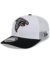 New Era Men's White/Black Atlanta Falcons 2024 Nfl Training Camp 9SEVENTY Trucker Hat