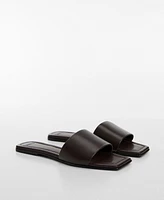 Mango Women's Leather Sandals