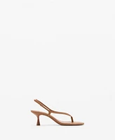 Mango Women's Kitten Heel Sandals