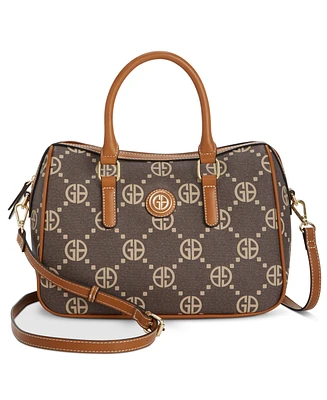 Giani Bernini Monogram Signature Dip Small Satchel