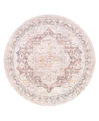 Nuloom Aurora Rosa 8'x8' Round Area Rug