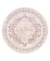 Nuloom Aurora Rosa 8'x8' Round Area Rug