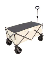 Streamdale Furniture Heavy-Duty Collapsible Utility Wagon Compact, Spacious, Unstoppable Adventure Companion