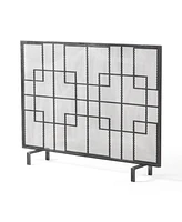 Dorothy Modern Iron Single Panel Fire Screen