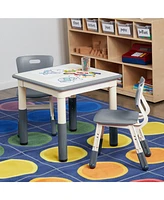 ECR4Kids Classroom Adjustable Chair, Grassy Green, 2-Pack