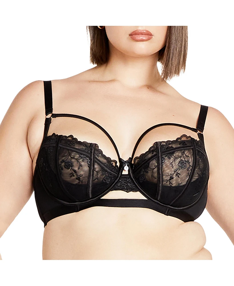 City Chic Women's Kristin Demi Underwire Bra