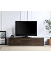 Simplie Fun Harel Tv Stand, Walnut Finish