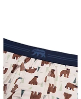 Bearpaw Toddler Boys 3-Pack Microfiber Boxer Briefs