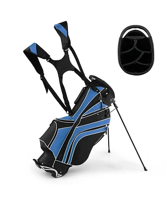 Slickblue Golf Stand Bag Lightweight and Portable Cart with Shoulder Strap