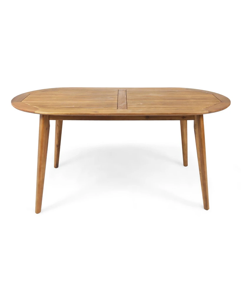 Acacia Wood Outdoor Dining Table - Seats 4