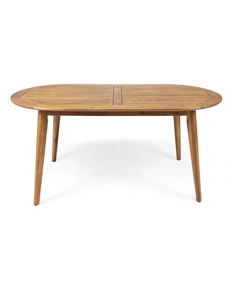 Acacia Wood Outdoor Dining Table - Seats 4