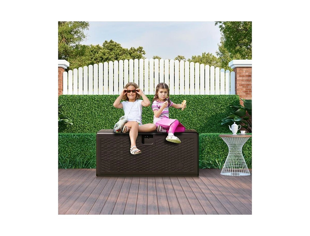 Slickblue All Weather Storage Container with Lockable Lid