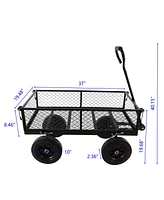 Streamdale Furniture Multi-Functional Garden Cart Spacious, Effortless, All-Terrain