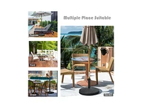 Slickblue 49 Lbs Patio Resin Umbrella Base Stand for Outdoor