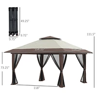 Adjustable Pop-Up Canopy with Uv Protection and Stability
