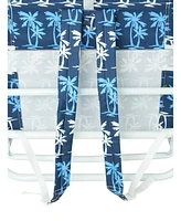 Streamdale Furniture Adjustable Beach Chair with Towel, Handrail, Cup Holder and Backpack