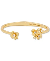 kate spade new york Gold-Tone Precious Pansy Cuff Bracelet