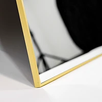 Homlux Arched Wall Mounted Mirror 20"x30" in Gold