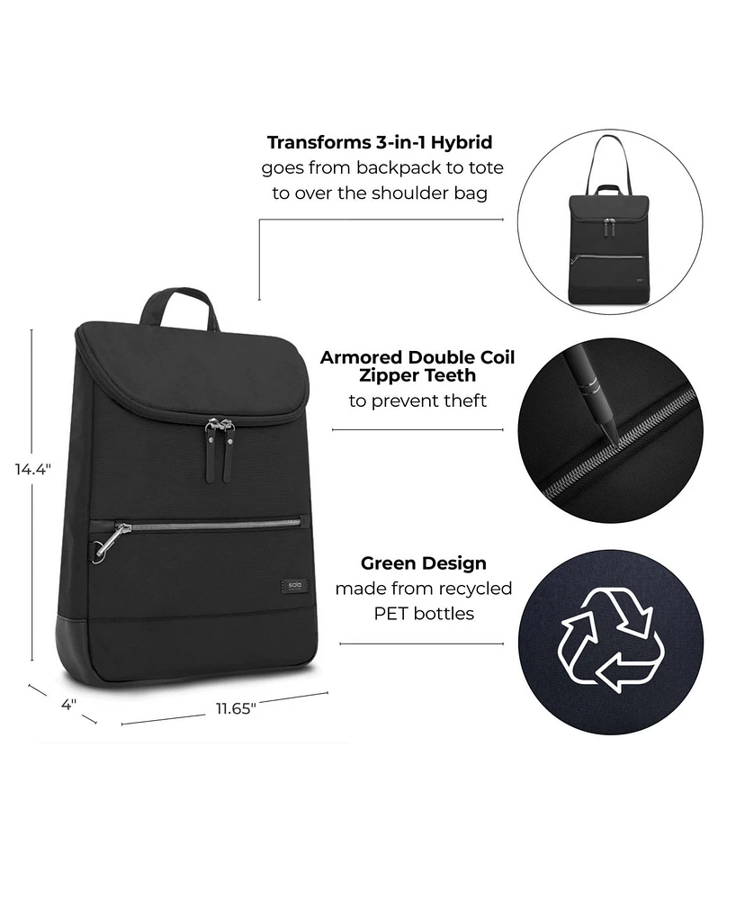 Solo New York Stealth Hybrid Backpack