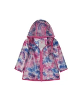 Carter's Girls Hooded Water-Resistant Printed Raincoat