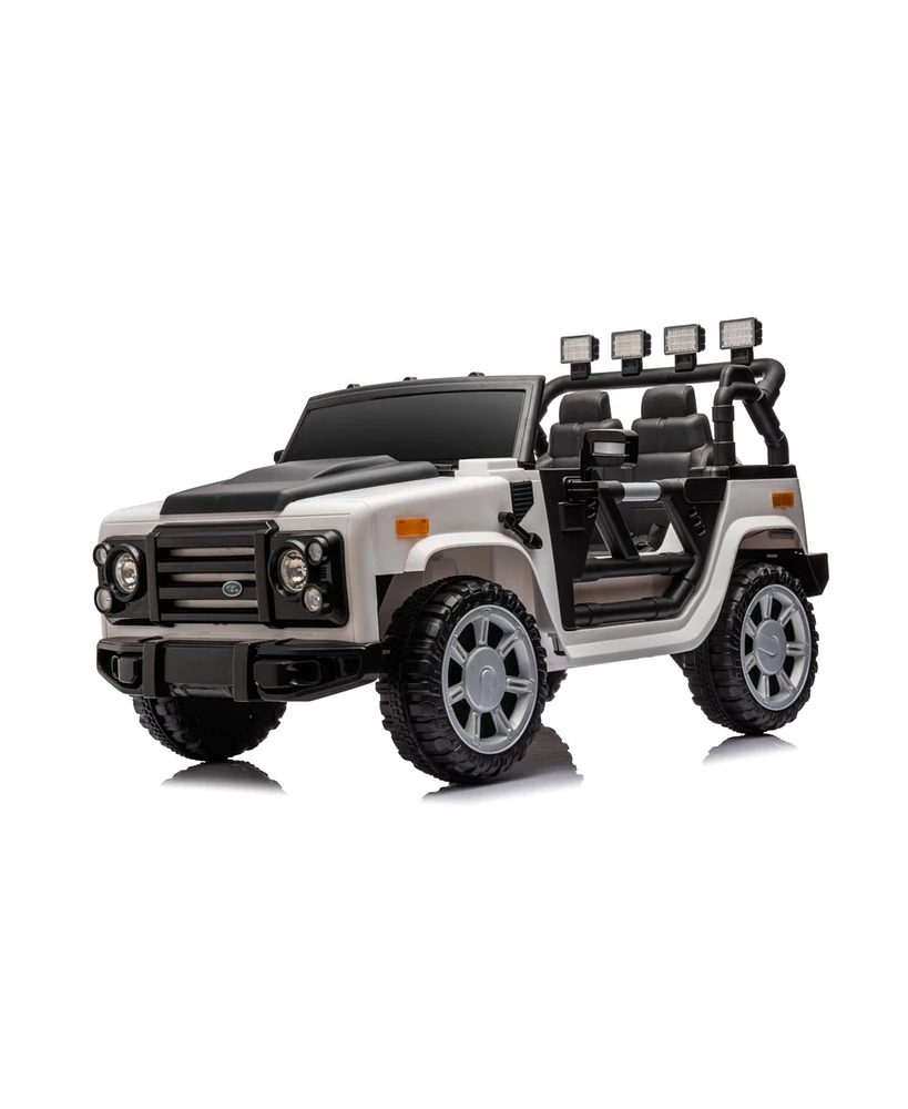 Streamdale Furniture Powerful Ride-On Car with Large Battery, Bluetooth Music, and Simulation Alarm