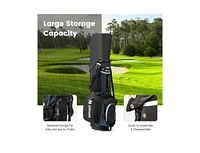 Slickblue Lightweight Golf Stand Bag with 14 Way Top Dividers and 6 Pockets