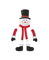 Glitzhome 20"H Christmas Fabric Snowman Ornament