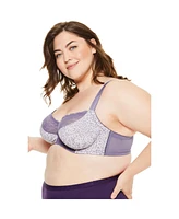 Amoureuse Women's Plus Lace-Trim Underwire Bra