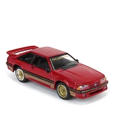 Greenlight Collectibles 1/64 1988 Ford Mustang Sln w/ Gold Decals & Rims Red Greenlight Le /1536