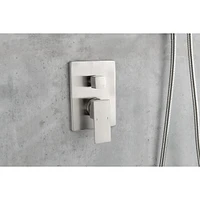 Simplie Fun Shower System, Waterfall Rainfall Shower Head With Handheld, Shower Faucet Set For Bathroom