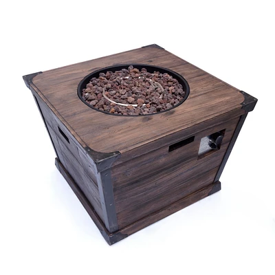 Simplie Fun Mgo Fire Pit Table Rustic Warmth and Style