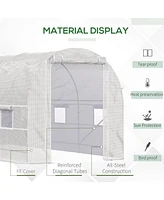 Spacious Walk-in Greenhouse for Year-Round Plant Cultivation