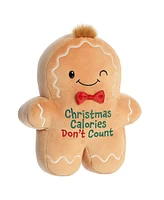 Aurora Medium Christmas Calories Just Sayin' Festive Plush Toy Brown 10.5"