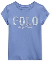 Polo Ralph Lauren Toddler & Little Girls Mixed-Logo Cotton T-Shirt