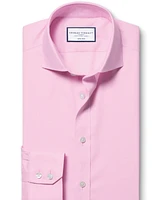 Charles Tyrwhitt Men's Slim-Fit Non-Iron Solid Twill Dress Shirt