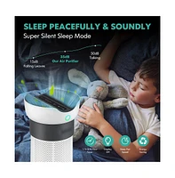 Slickblue Air Purifier with Sleep Mode for Home Office up to 1300 Sq Ft