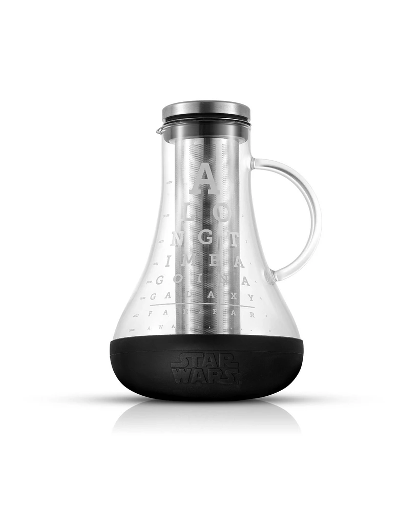 JoyJolt Star Wars Eye Chart Cold Brew Glass Pitcher