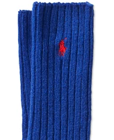 Polo Ralph Lauren Men's Ribbed Embroidered Pony Socks