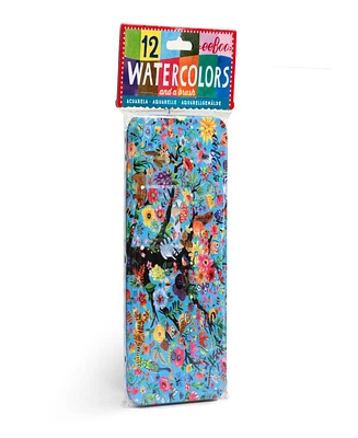 EeBoo Tree of Life 12 Watercolors Paint Set